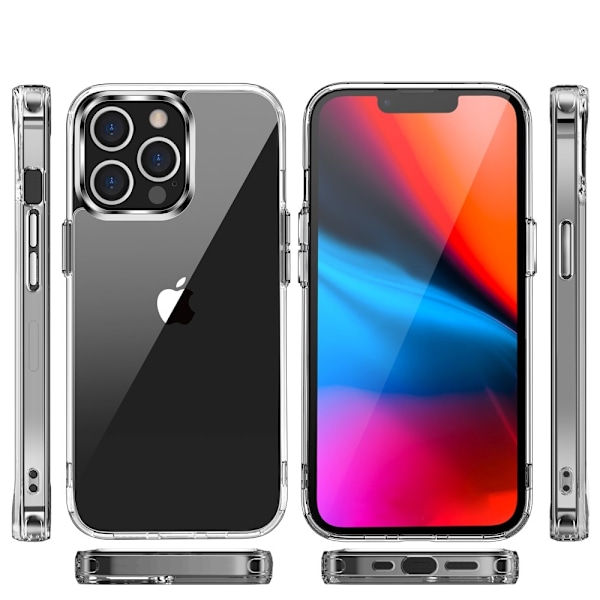 Gulnar Inte ShockProof Skal iPhone 13 Pro - Clear