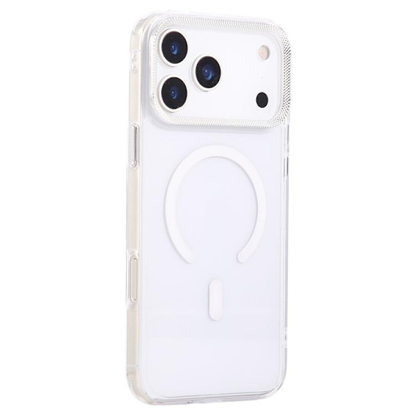 Mobilskal till iPhone 17 Pro Max MagSafe Texture Frame - Vit Vit