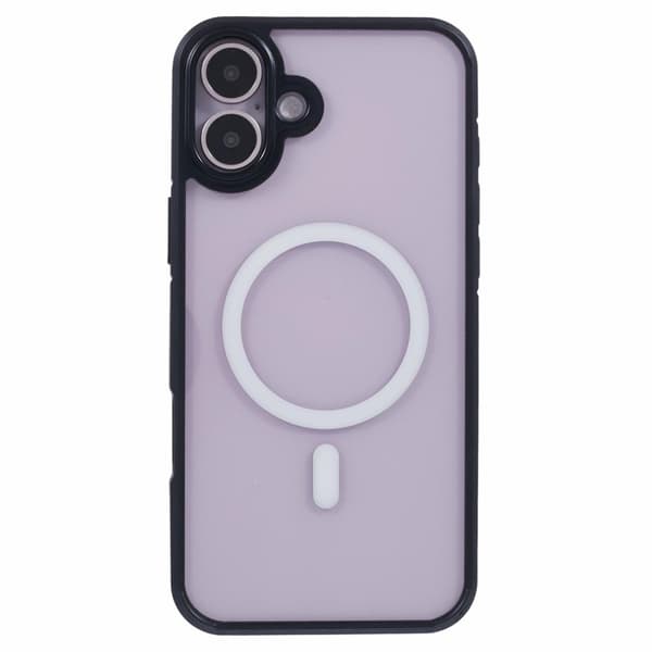 X-LEVEL Crystal Clear Series Mobilskal till iPhone 16 TPU+PC Svart