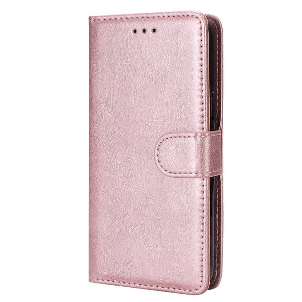 Plånboksfodral för Samsung Galaxy S26 Plus Magnetiskt Konstläder - Roséguld