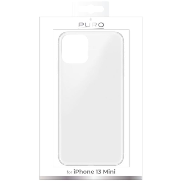 Puro 0.3 Nude Cover iPhone 13 Mini - Läpinäkyvä