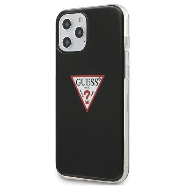 Guess Skal iPhone 12 & 12 Pro Triangle Collection - Svart Svart