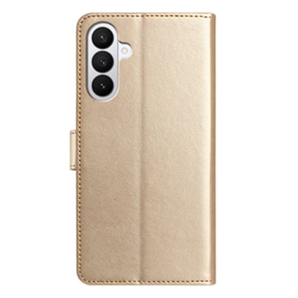 Samsung Galaxy S26 Pro Plånboksfodral Konstläder Folio Ställ - Guld