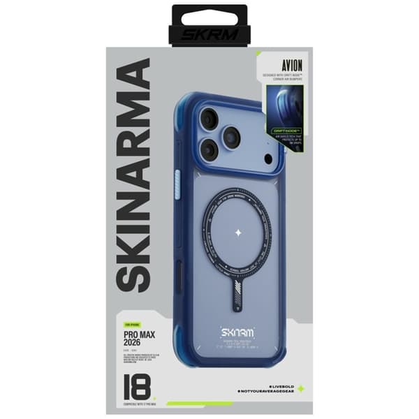 Skinarma Mobilskal För iPhone 18 Pro/17 Pro Magsafe Avion - Blå