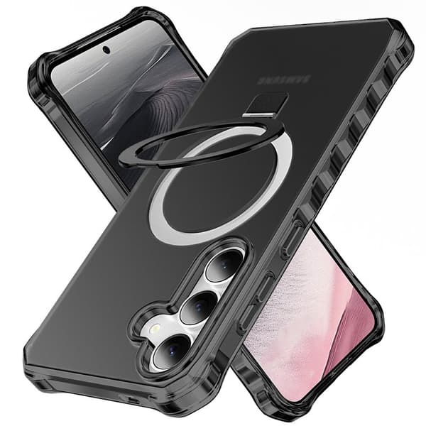 Mobilskal för Samsung Galaxy S26 Plus Magnetiskt Kickstand - Svart