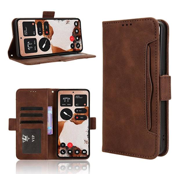Nothing CMF Phone 2 Pro Plånboksfodral  Magnetisk Closure - Brun Brun