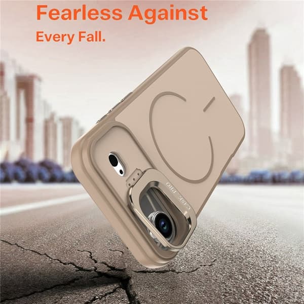 Mobilskal till iPhone Air MagSafe Skin-Touch Kickstand - Orange Orange