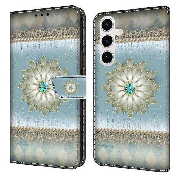 Plånboksfodral för Samsung Galaxy S26 Plus Mönstertryck Ställ - Blå
