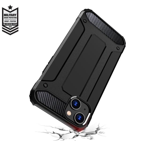 iPhone 15 Plus -puhelimen suojakuori Hybrid Armor - sininen Blå
