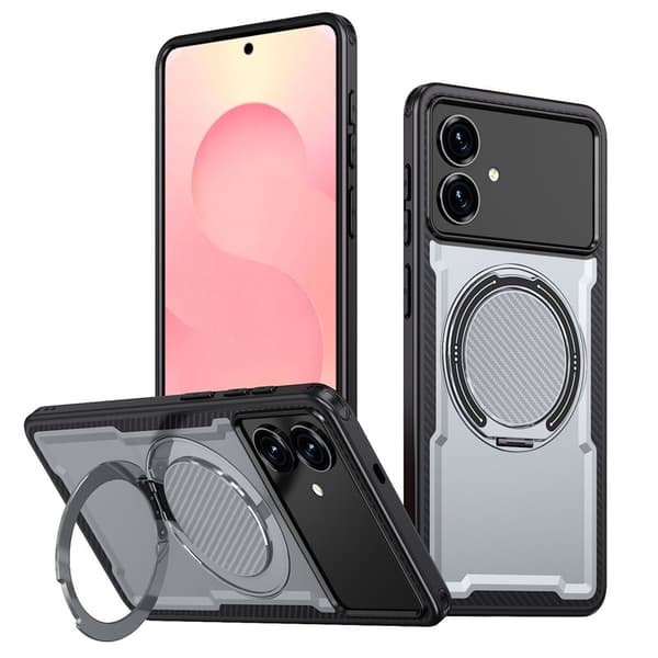 Mobilskal till Samsung Galaxy S26 Edge Magnetiskt TPU + PC - Grå