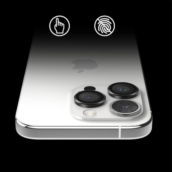 Ringke iPhone 15 Pro Max Kameralinsskydd i Härdat Glas - Svart