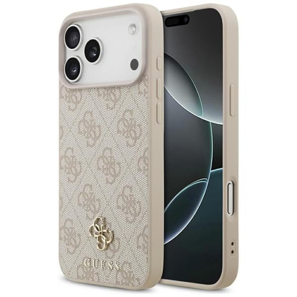 Guess telefontaske til iPhone 17 Pro Max MagSafe 4G Lille Klassisk Logo - Lyserød Rosa