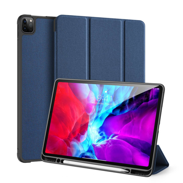 Dux Ducis Domo Tri-Fold -kotelo Apple Ipad Pro 12,9" -puhelimelle (2020) Blue