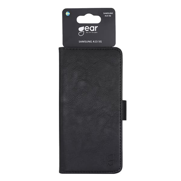 Gear Galaxy A13 5G Plånboksfodral 3 Kortfack - Svart Svart