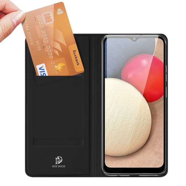 DUX DUCIS Plånboksfodral Samsung Galaxy A02s - Svart Black