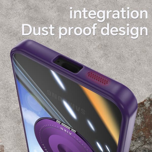 Mobilskal för Samsung Galaxy S26 Plus Magnetiskt PC + TPU - Mörklila