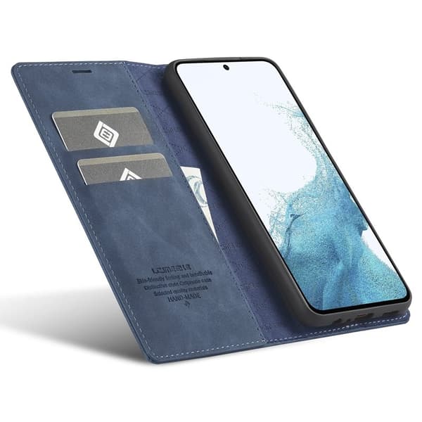 LC.IMEEKE Samsung Galaxy A54 5G Plånboksfodral Konstläder - Blå