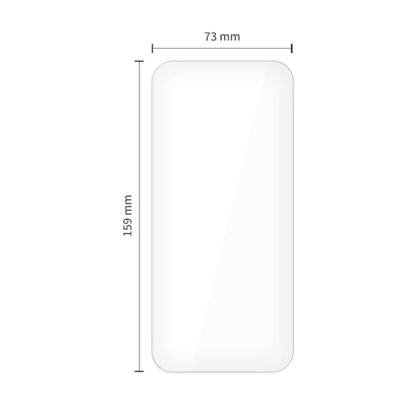 [2-pakke] Tech-Protect iPhone 16 Pro Max/17 Pro Max skærmbeskytter i hærdet glas Transparent