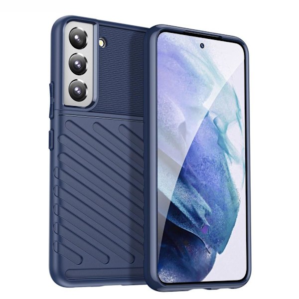Thunder Twill Skal Galaxy S22 5G - Blå Blå