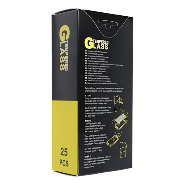 [25-Pack] iPhone 16 Pro Max Härdat Glas Skärmskydd