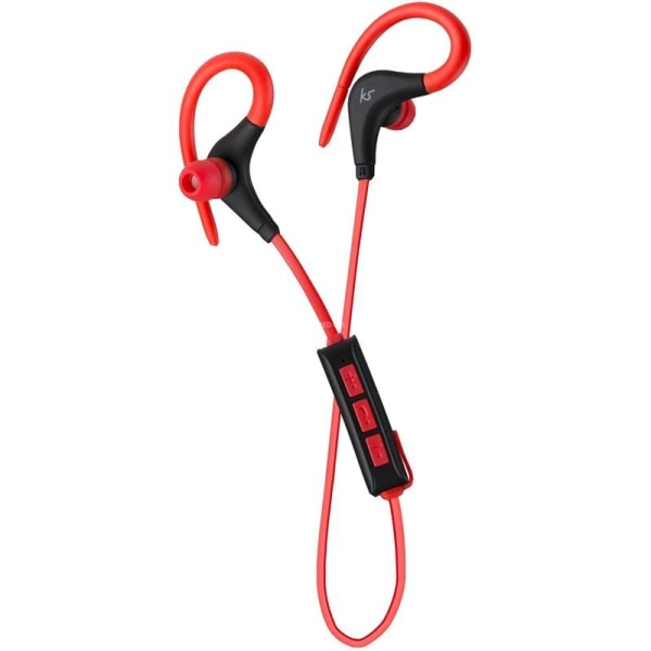 Kitsound Headphones Race In-Ear Wireless Mic - punainen Red