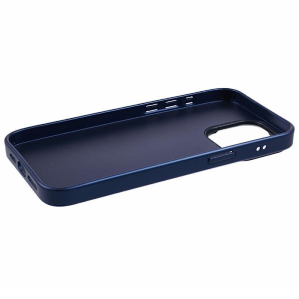 X-LEVEL Mobilskal till iPhone 13 Pro Läder+PC+TPU Geometrisk Blå