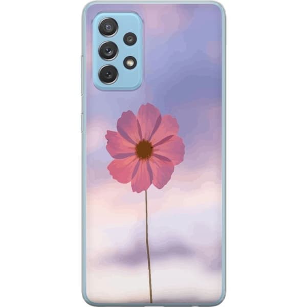 Mobilcover til Samsung Galaxy A72 5G med Rosa blomst