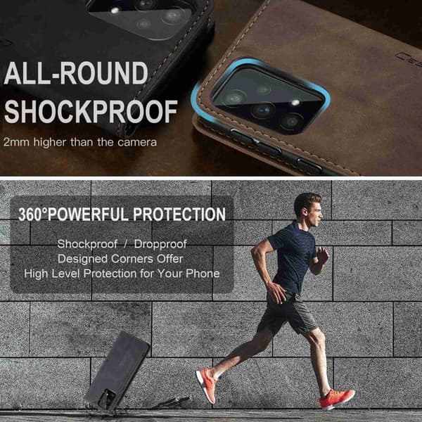 CASEME 013 Folio Mobilskal för Samsung Galaxy A53 5G - Svart