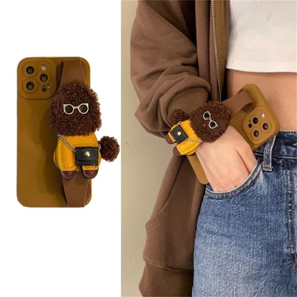 Biscuitman Handrem iPhone 12 Skal - Brun Brun