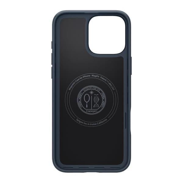 Spigen telefontaske til iPhone 16 Pro MagSafe Thin Fit - Metal Slate