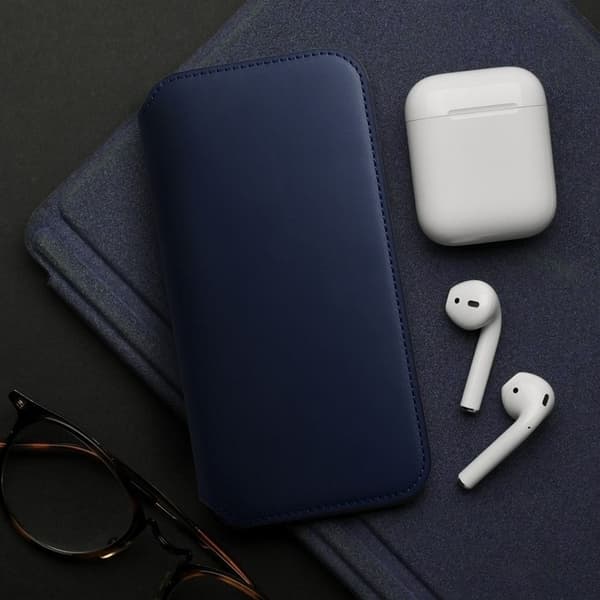 Galaxy S24 Plus -lompakkokotelo Dual Pocket - tummansininen Blå
