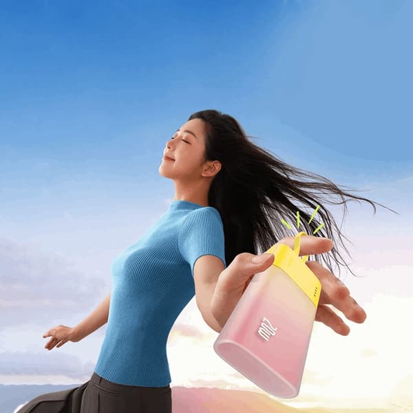 Baseus Powerbank 5200mAh Popsicle 20W - Gul/Rosa Rosa
