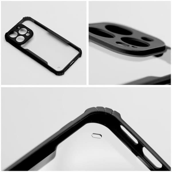Telefontaske til iPhone 12 Anti-Drop - Sort Black