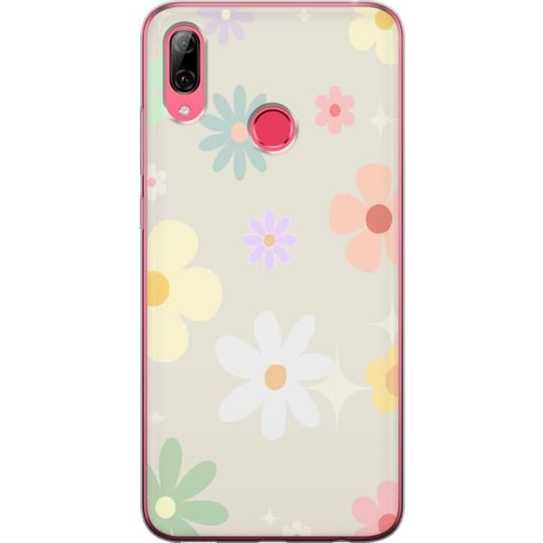 Mobilskal till Huawei Y7 (2019) med fejdande blommor