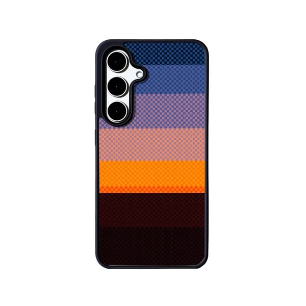 EYCASE Mobilskal för Samsung Galaxy S26 Magnetiskt TPU - Sunset Glow
