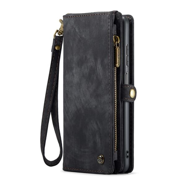 CASEME 008 Samsung Galaxy A16 5G Plånboksfodral Konstläder Svart