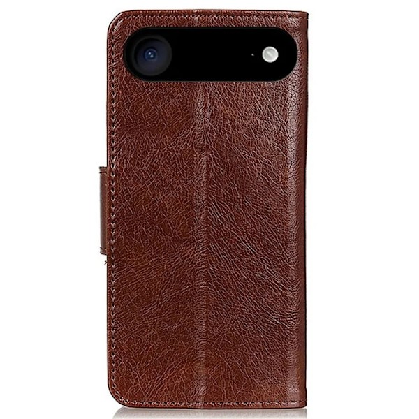 iPhone Air Plånboksfodral Äkta läder - Brun Brun