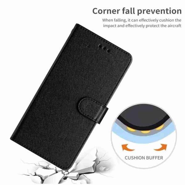 Samsung Galaxy S26 Pro Plånboksfodral Konstläder Folio Magnetlås - Svart