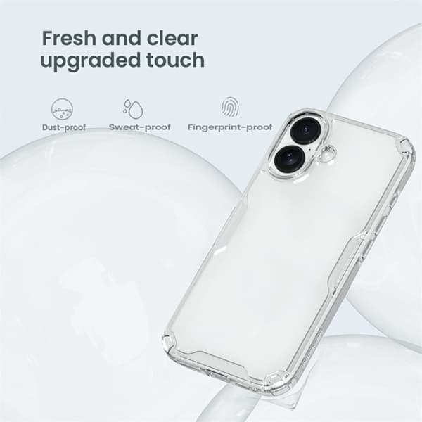 NILLKIN Mobilskal till iPhone 17 Nature Pro - Transparent Transparent