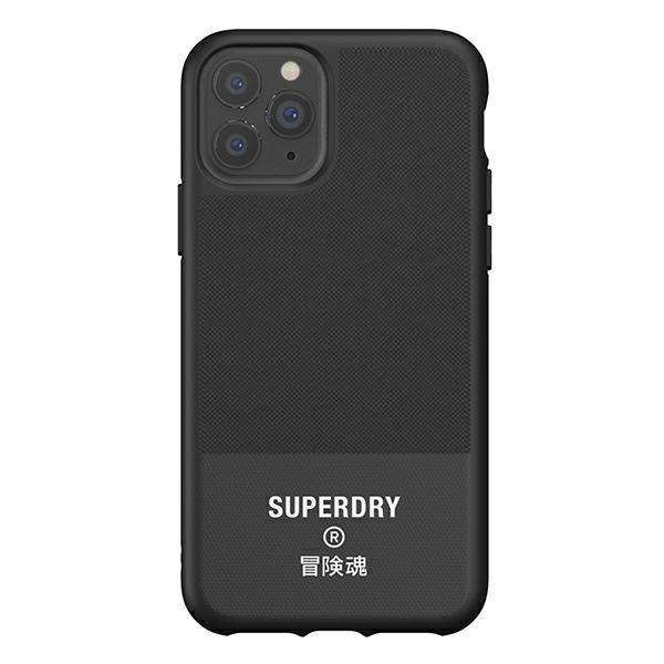 Superdry valettu kanvaskuori iPhone 11 Prolle - musta