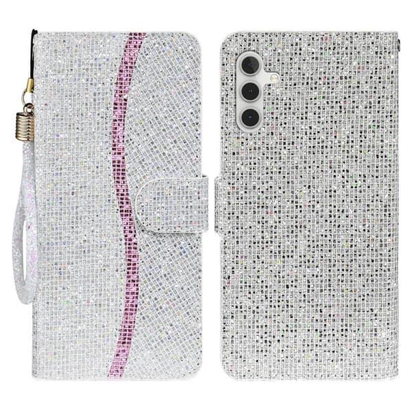 Plånboksfodral för Samsung Galaxy S26 Konstläder Kortfack - Silver