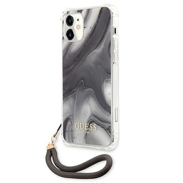 Guess Marble Collection Skal iPhone 12 Mini - Harmaa Grey