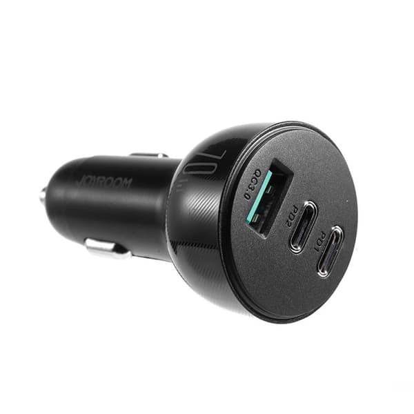 Joyroom 3-port USB/2x USB-C - Musta Black