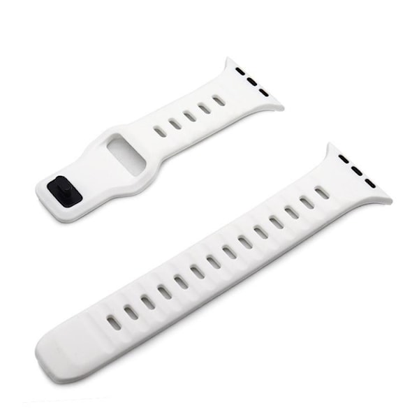 Apple Watch 4/5/6/7/8/SE (38/40/41mm)Silikon Armband Sport Röd