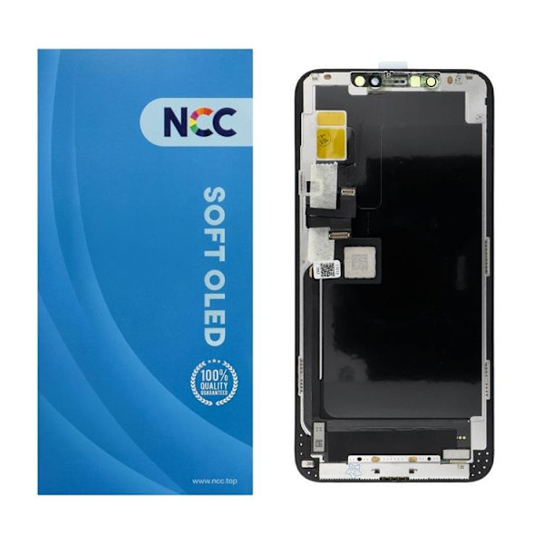 iPhone 11 Pro Max skærm med LCD-skærm NCC blød OLED Black