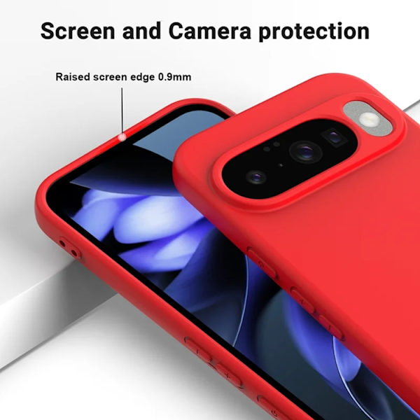 Mobilskal till Google Pixel 10 Liquid Silicone - Röd Röd