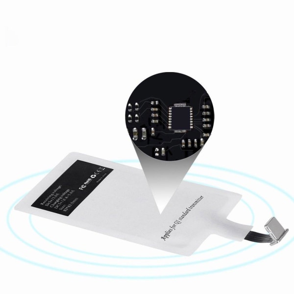 Choietech Wireless Adapter Qi - Lightning - valkoinen White