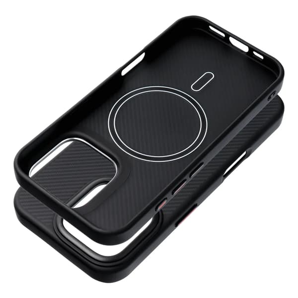 Mobilskal till iPhone 14 Pro Magsafe Carbon Elite - Svart Black