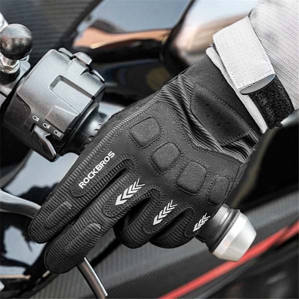 ROCKBROS Touchvantar Handskar Helfinger MT016 - Vit + Brun Vit