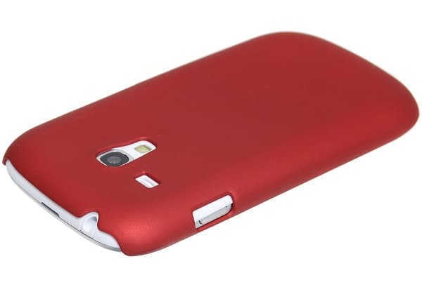 Baksidesskal till Samsung Galaxy S3 mini i8190 (Röd) Röd